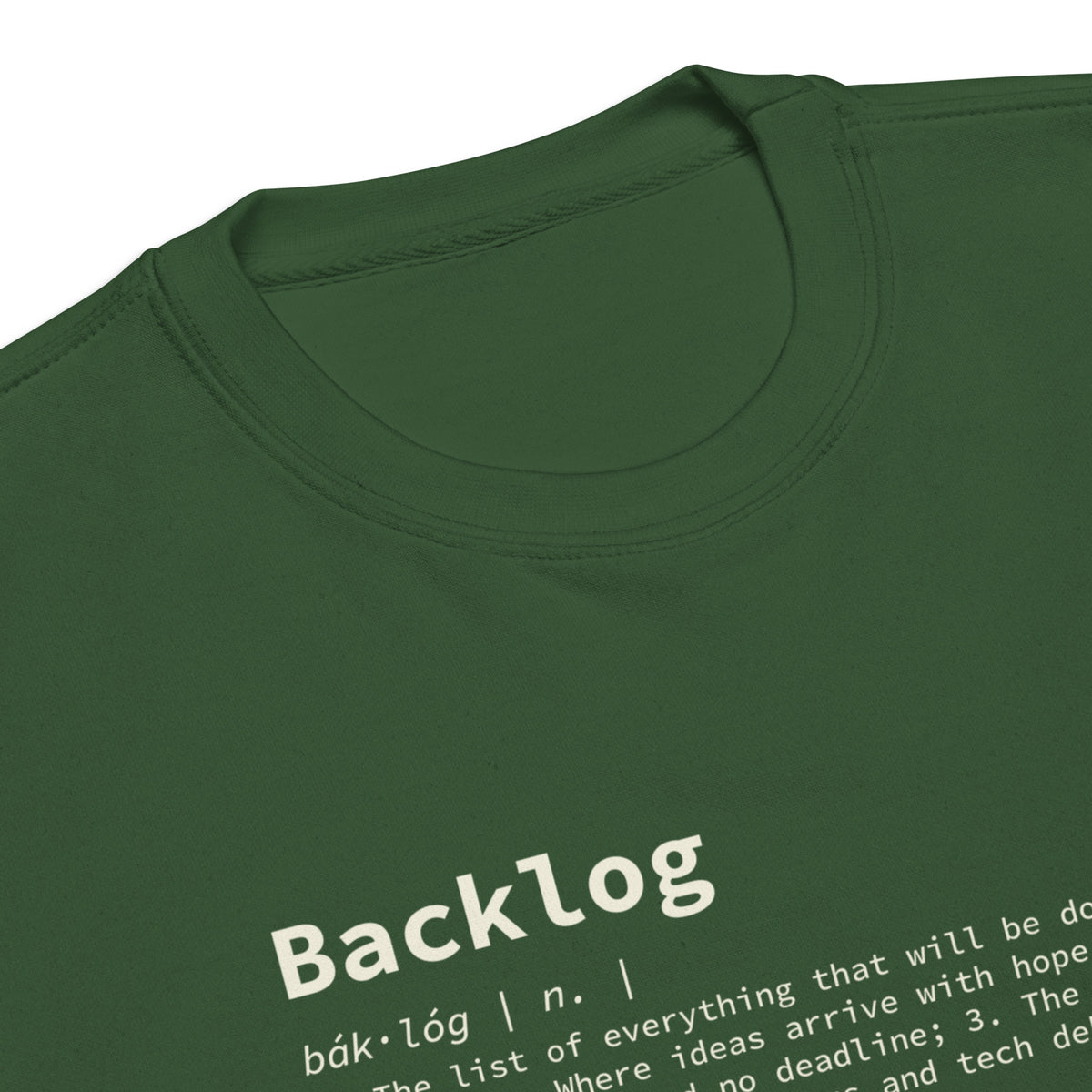 Backlog Definition - Unisex Premium Sweatshirt