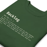 Backlog Definition - Unisex Premium Sweatshirt