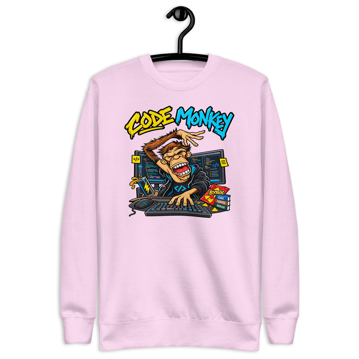 Code Monkey - Unisex Premium Sweatshirt