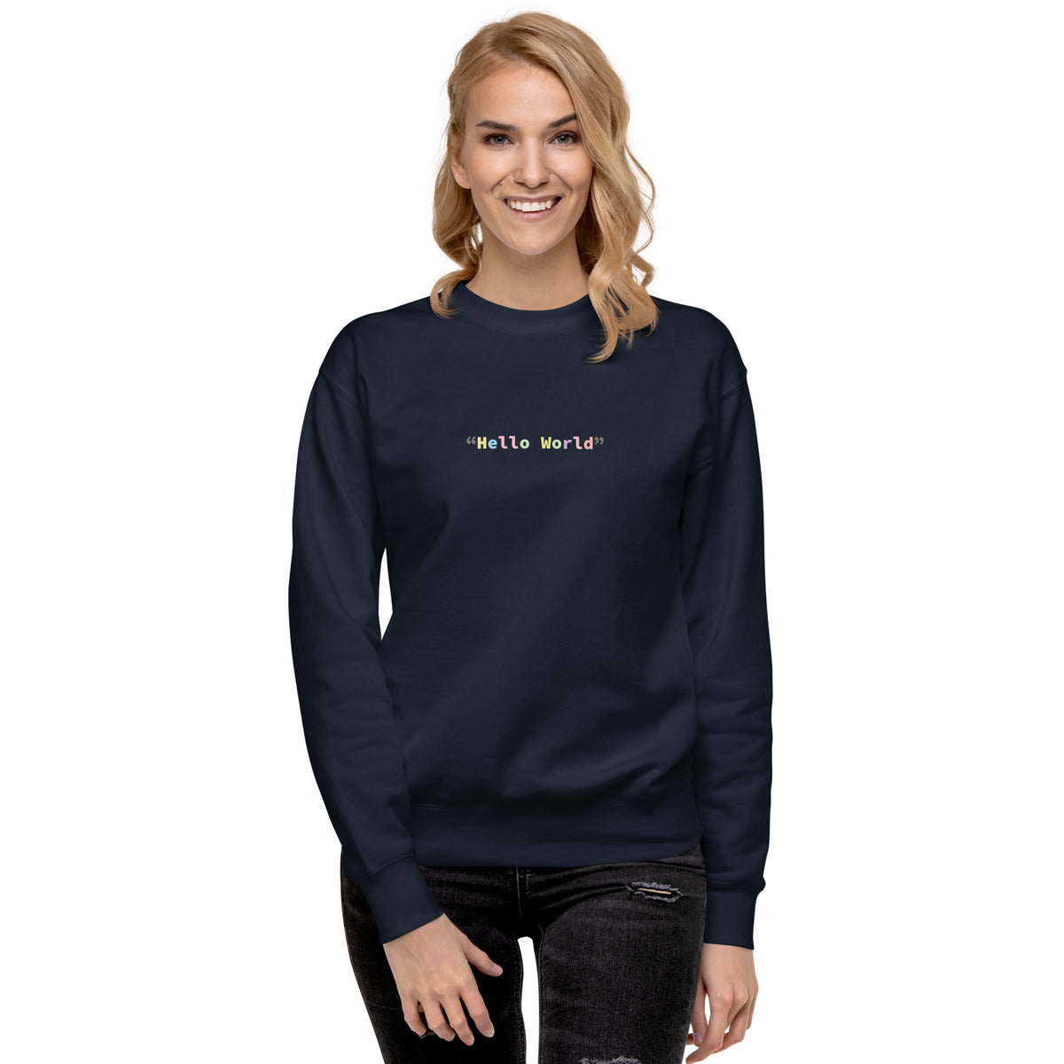 Hello World – Color Edition - Unisex Premium Sweatshirt