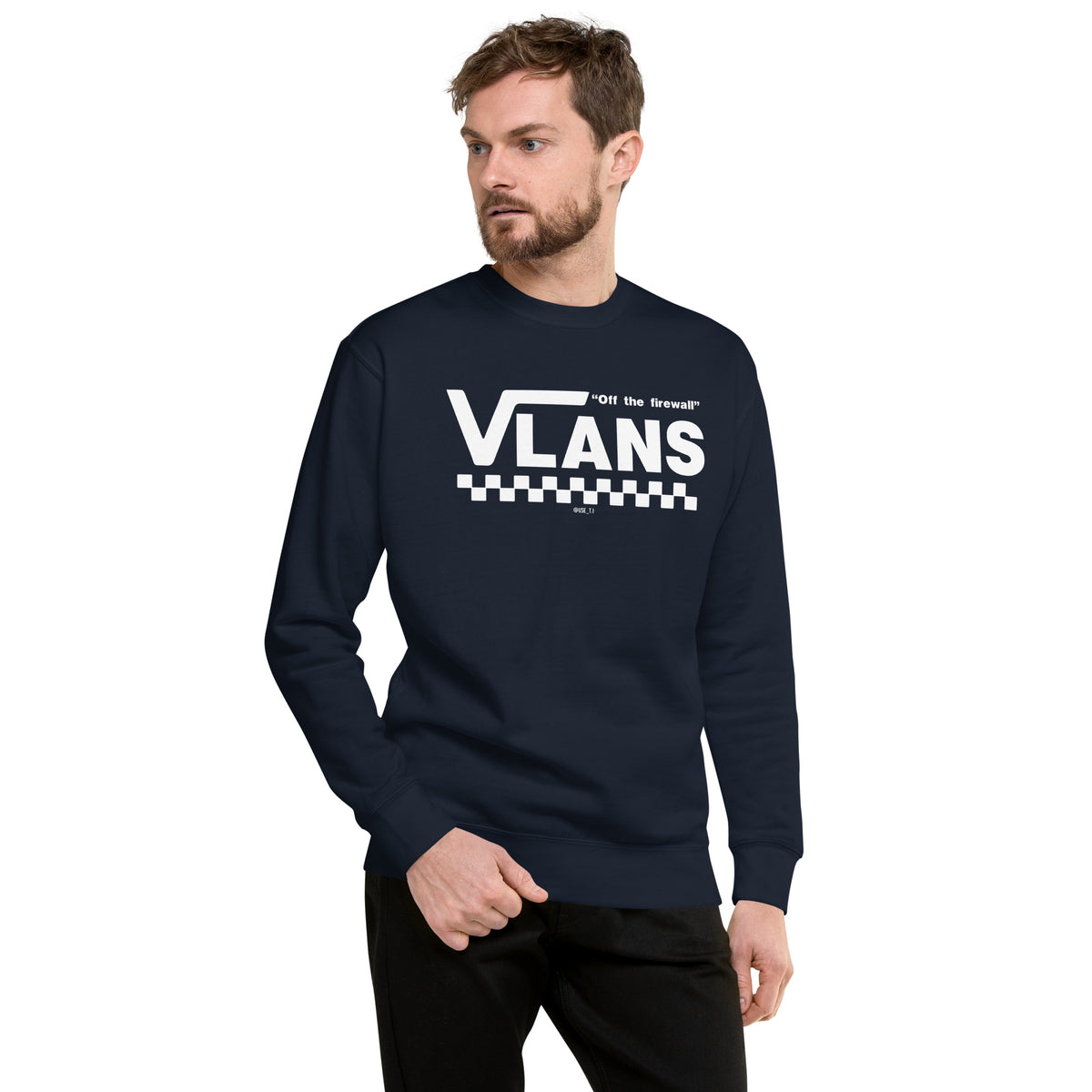 VLANs - Off the Firewall - Unisex Premium Sweatshirt