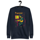 Programmer with Vibrant Colors - Unisex Premium Sweatshirt
