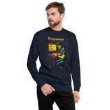 Programmer with Vibrant Colors - Unisex Premium Sweatshirt