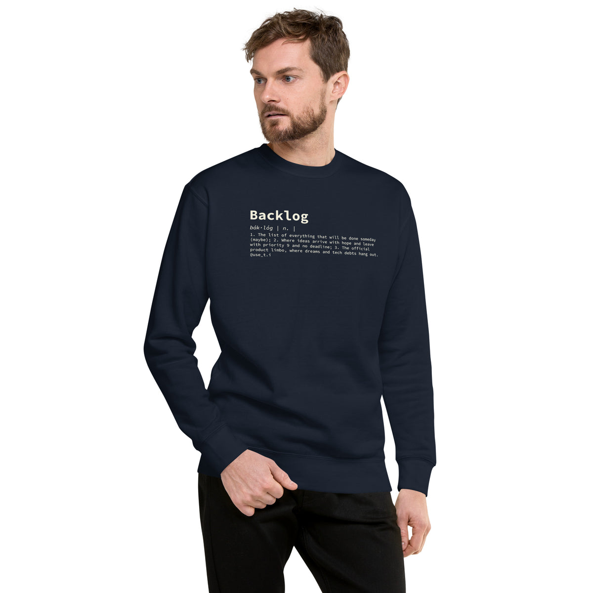 Backlog Definition - Unisex Premium Sweatshirt