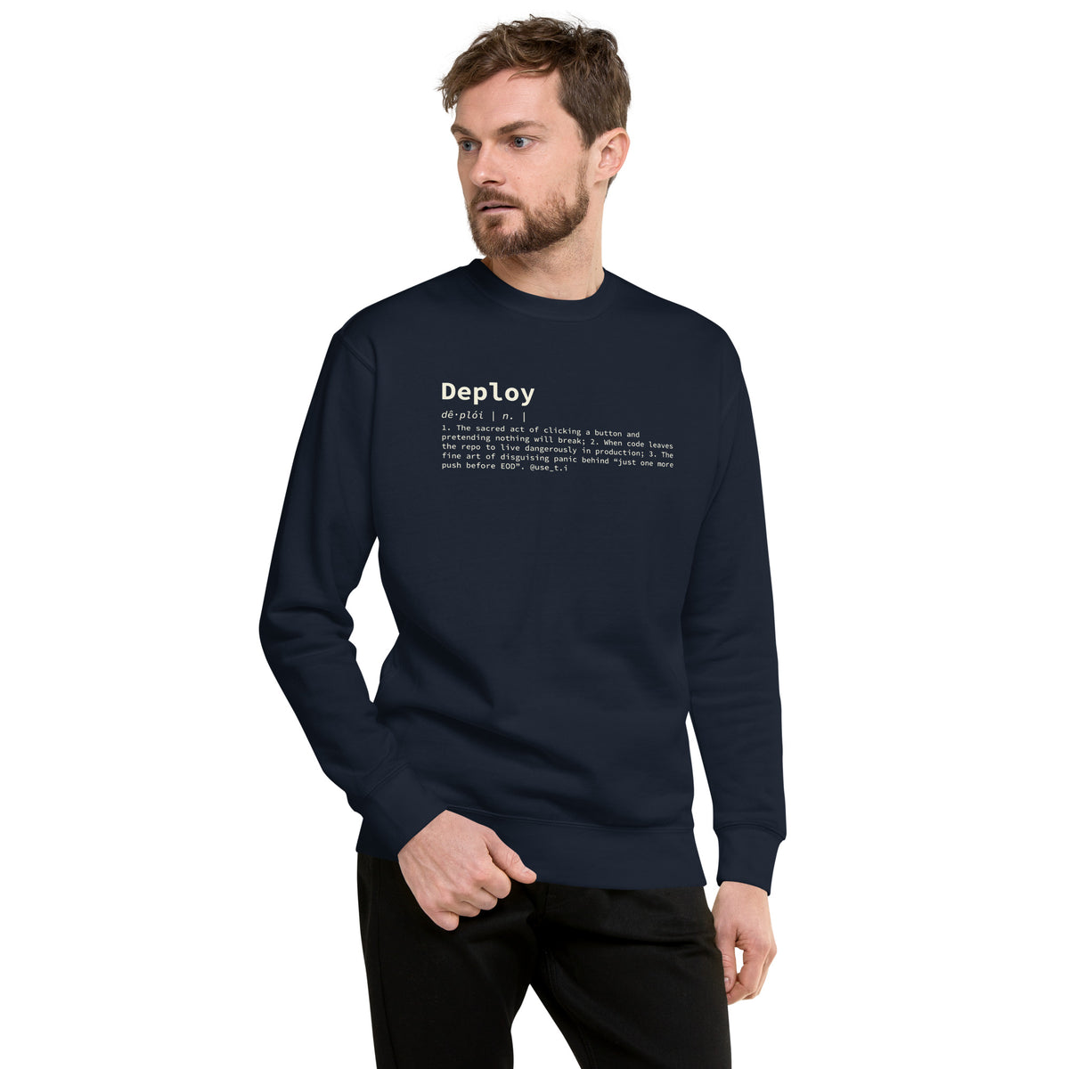 Deploy Definition - Unisex Premium Sweatshirt