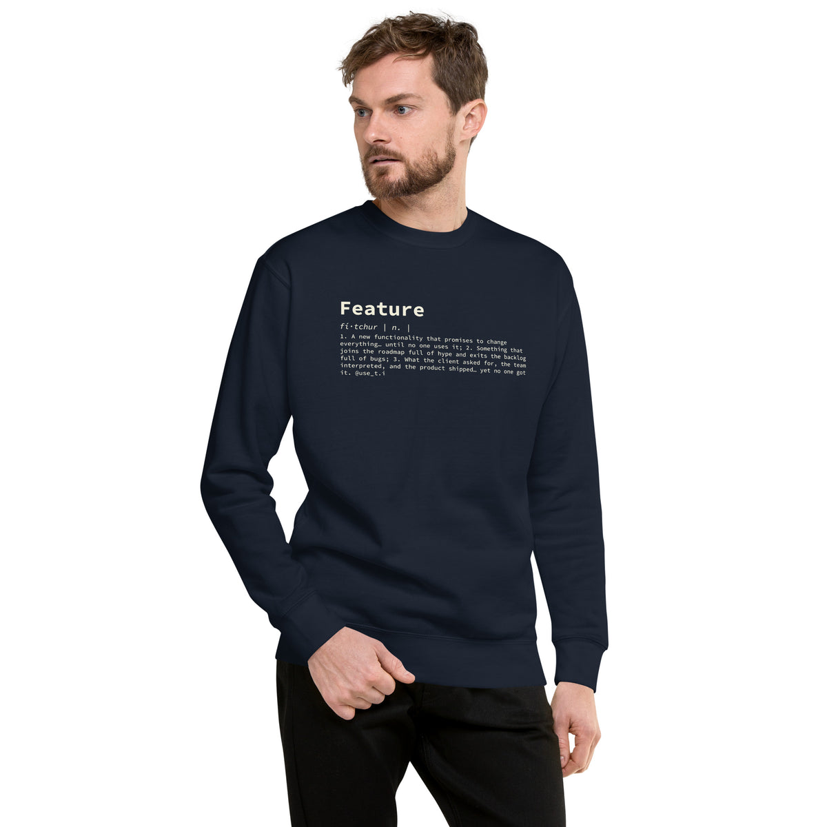 Feature Definition - Unisex Premium Sweatshirt