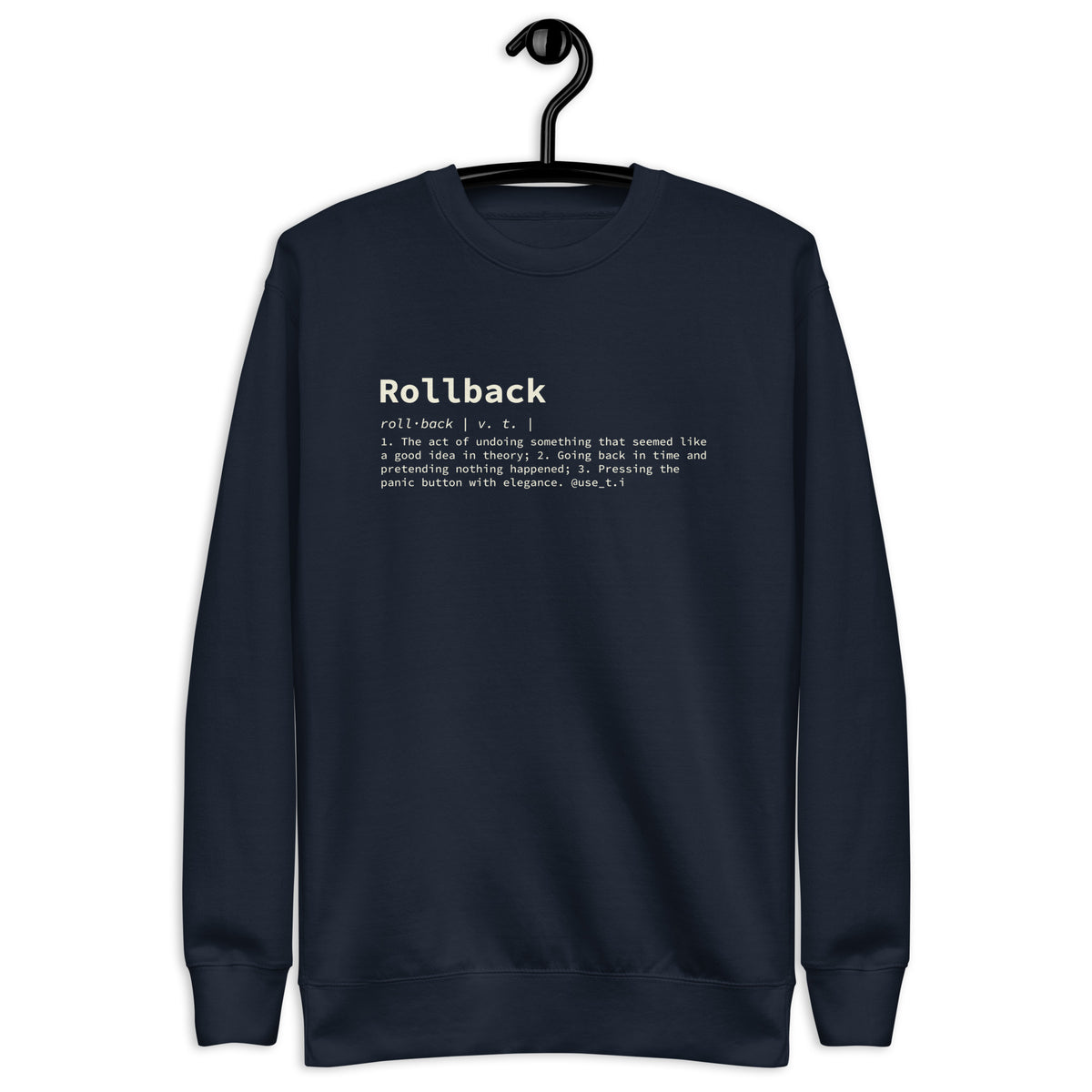 Rollback Definition - Unisex Premium Sweatshirt