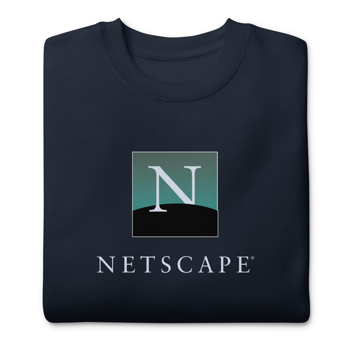 Netscape Navigator Classic Logo - Unisex Premium Sweatshirt