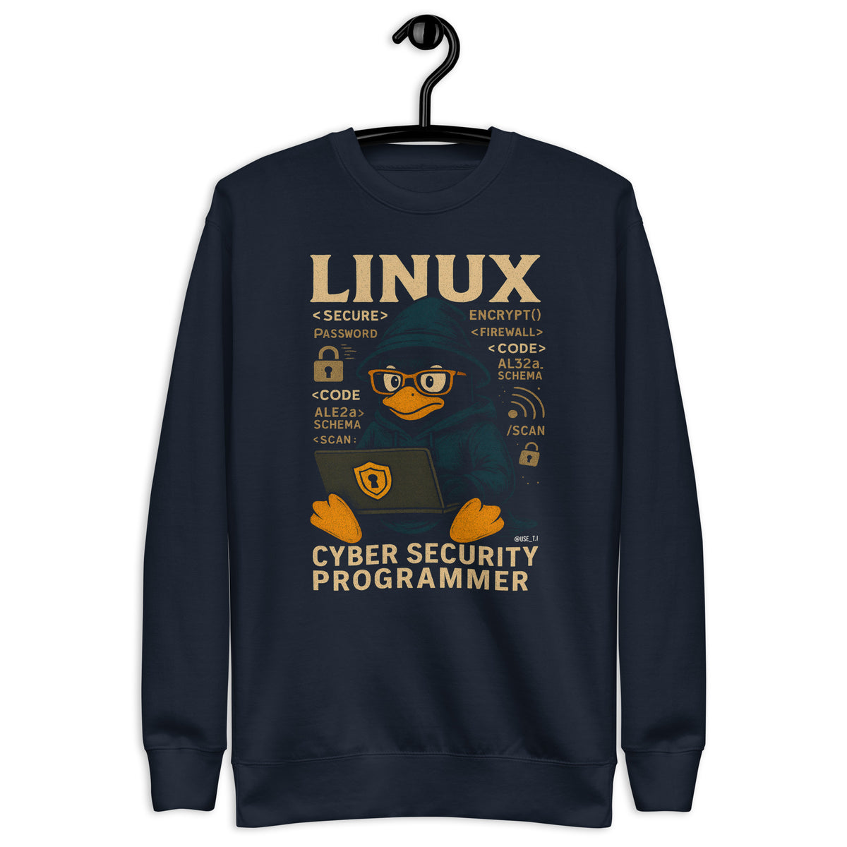 Linux Cyber Security Programmer - Unisex Premium Sweatshirt