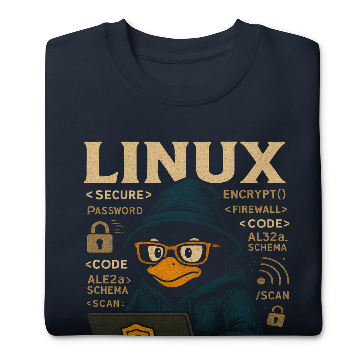 Linux Cyber Security Programmer - Unisex Premium Sweatshirt