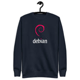 Linux Debian Classic Logo - Unisex Premium Sweatshirt