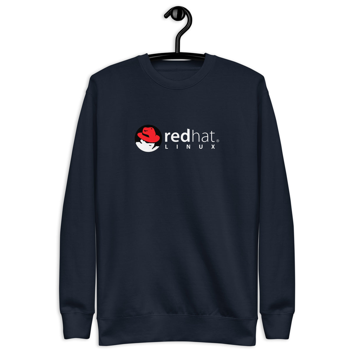 Linux Red Hat Classic Logo - Unisex Premium Sweatshirt