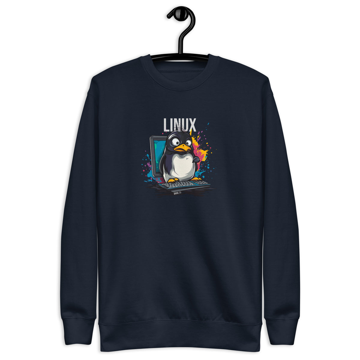 Linux - The Modern Penguin - Unisex Premium Sweatshirt