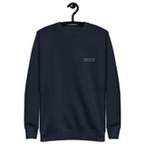 npm install self-worth - Unisex Premium Sweatshirt