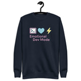 Emotional Dev Mode - Unisex Premium Sweatshirt