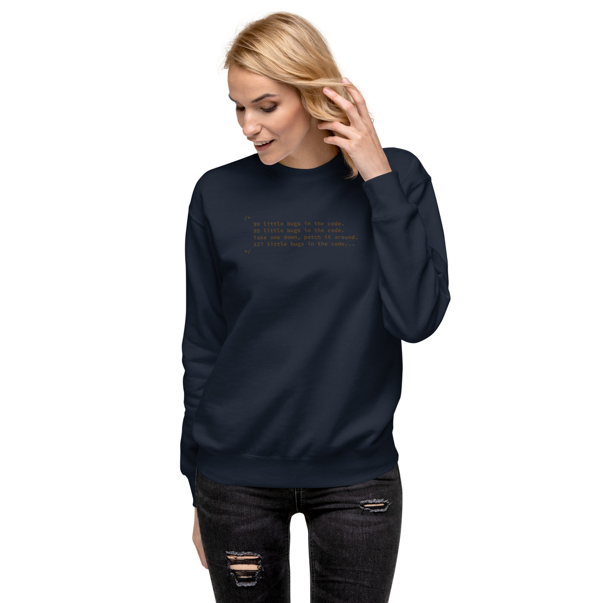 99 Little Bugs in the Code - Unisex Premium Sweatshirt