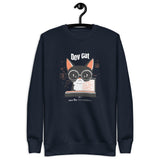 “dev cat, new file: klm;ivadsljknu” - Unisex Premium Sweatshirt