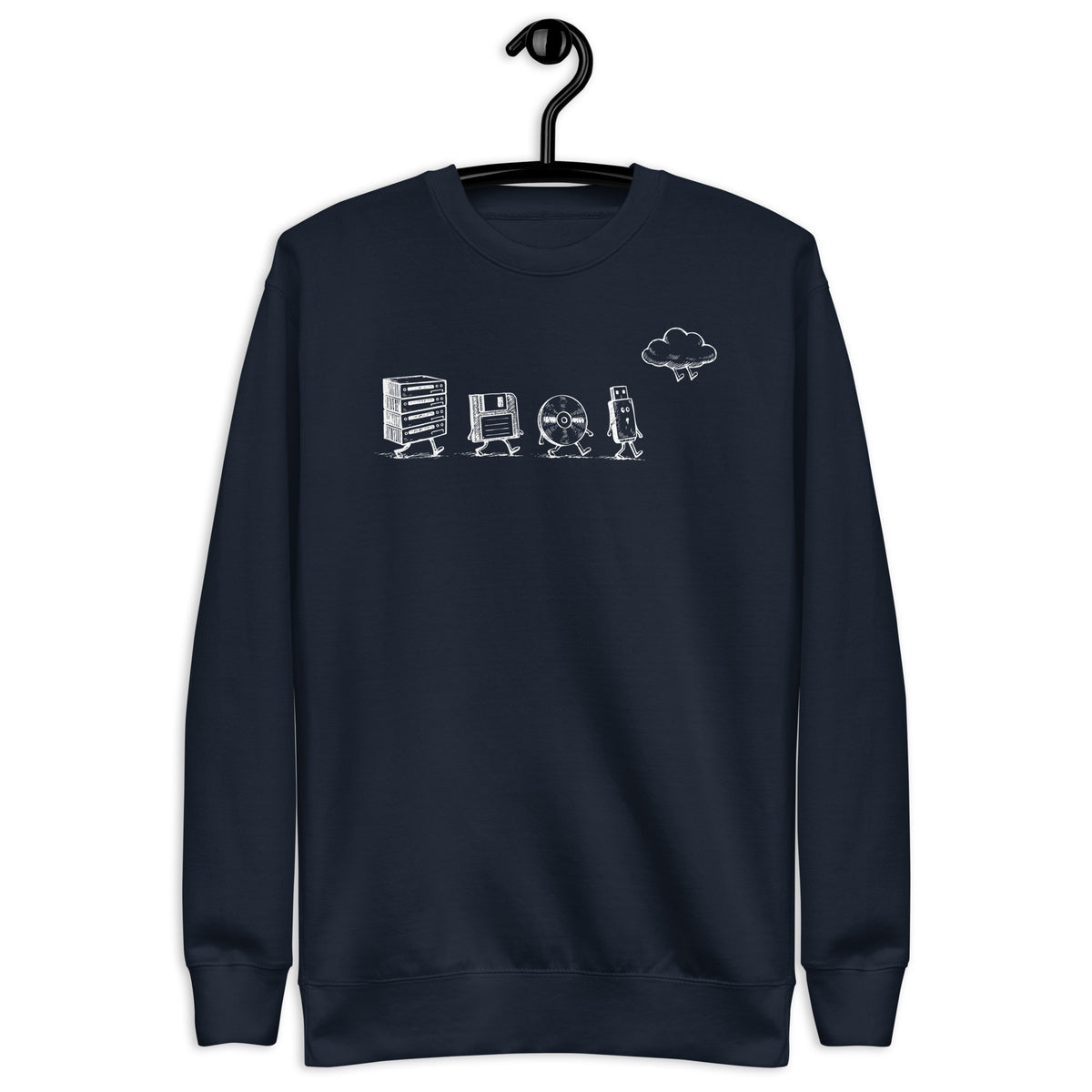 The Evolution of Storage - Unisex Premium Sweatshirt