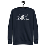 Dino Dev 1UP - Unisex Premium Sweatshirt