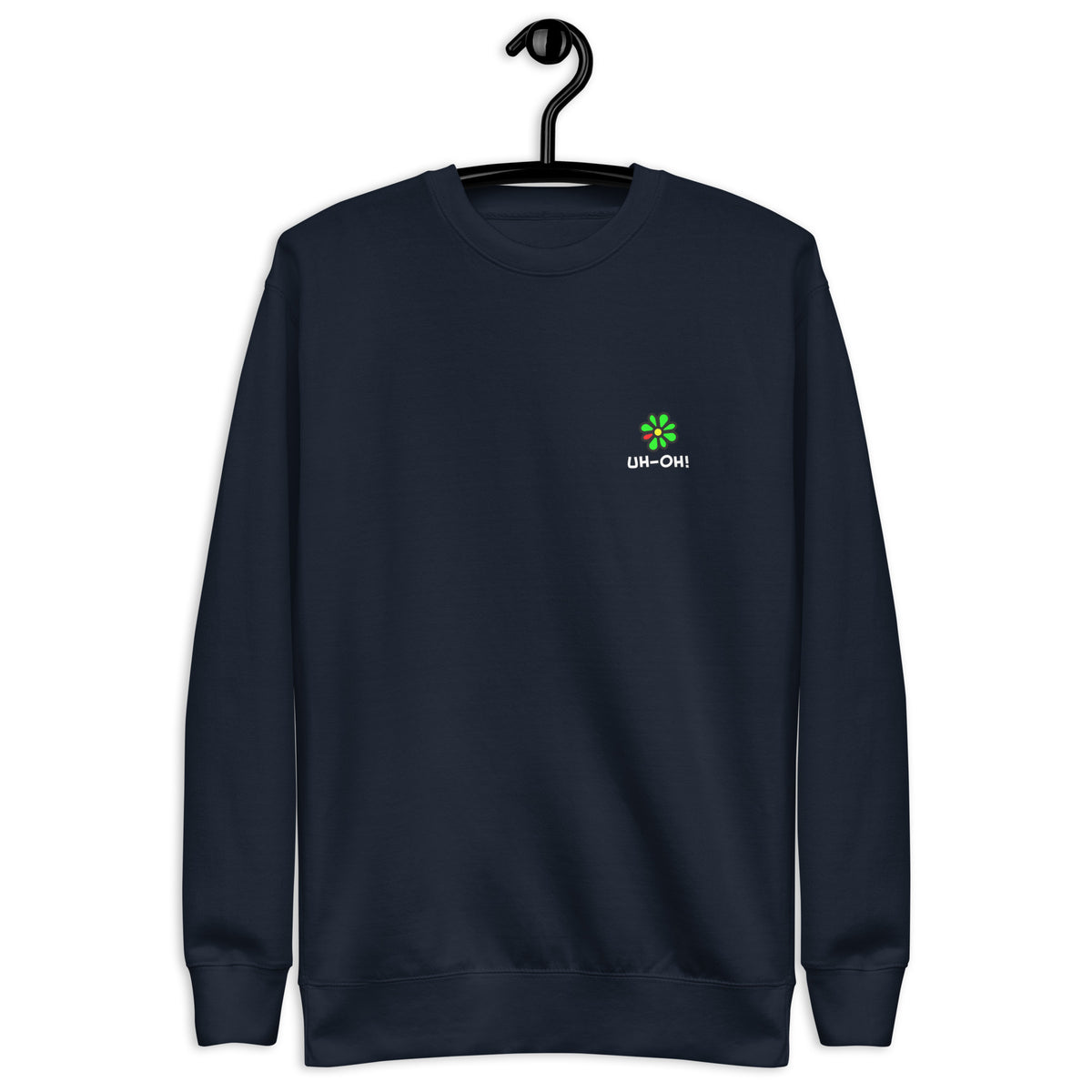 ICQ Uh-Oh Error Tee - Unisex Premium Sweatshirt