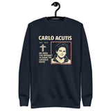 Carlo Acutis Digital Faith Tee - Unisex Premium Sweatshirt