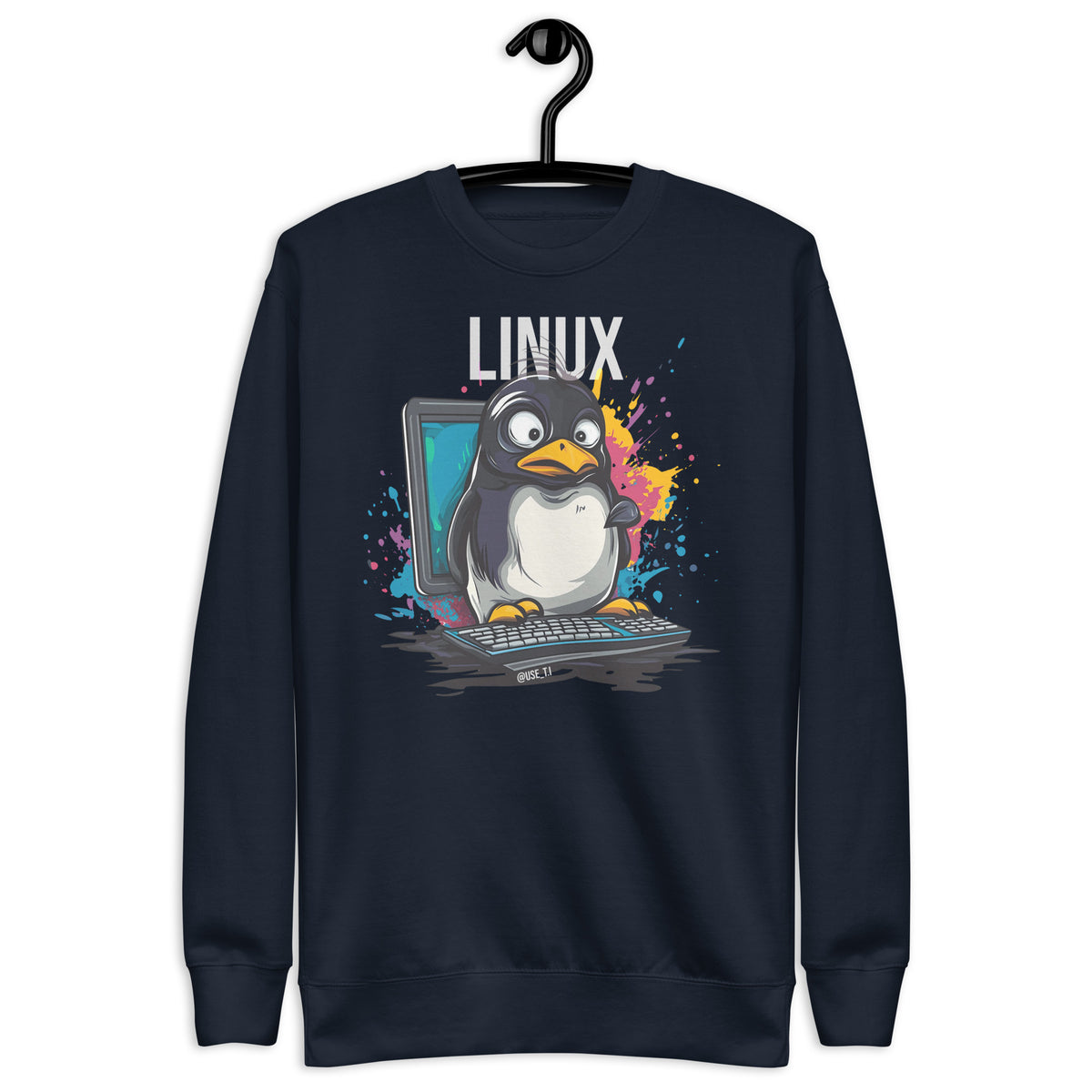 Linux - The Modern Penguin - Unisex Premium Sweatshirt