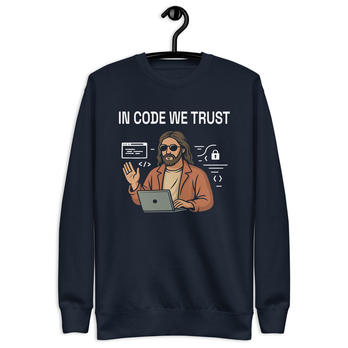 In Code We Trust - Unisex Premium Sweatshirt
