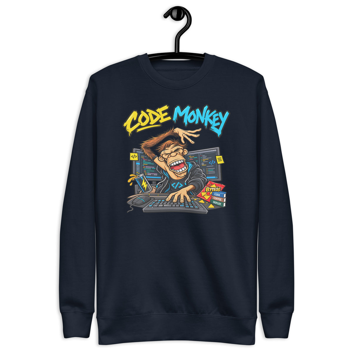 Code Monkey - Unisex Premium Sweatshirt