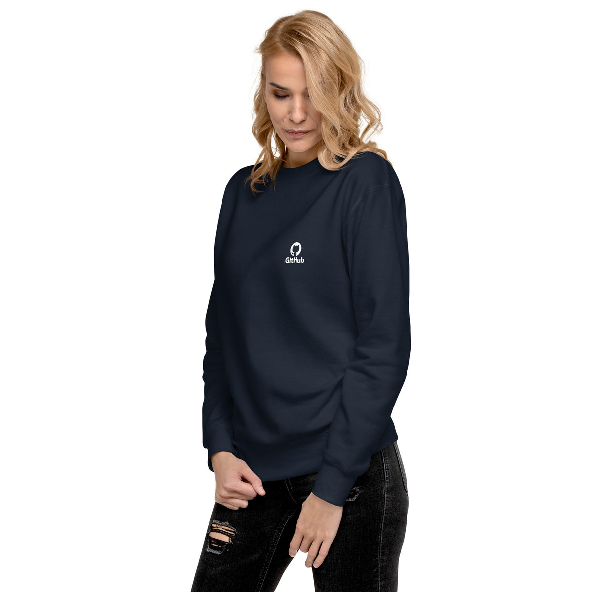 GitHub Classic Logo - Unisex Premium Sweatshirt