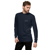 npm install self-worth - Unisex Premium Sweatshirt