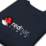 Linux Red Hat Classic Logo - Unisex Premium Sweatshirt