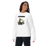 $ sudo rm -rf / — Drunk Linux Edition - Unisex Premium Sweatshirt