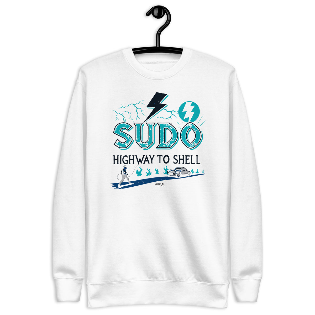 Sudo - Highway to Shell Linux - Unisex Premium Sweatshirt