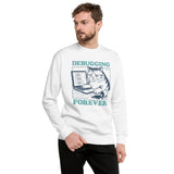 Debugging Forever – Cat Edition - Unisex Premium Sweatshirt