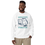 Debugging Forever – Cat Edition - Unisex Premium Sweatshirt