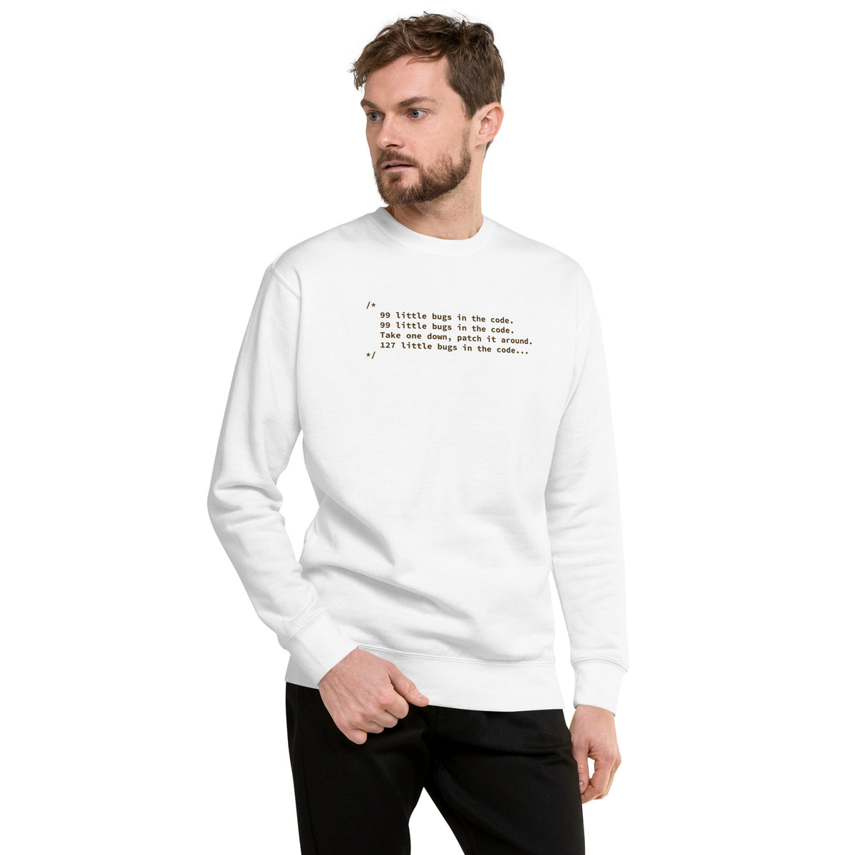 99 Little Bugs in the Code - Unisex Premium Sweatshirt