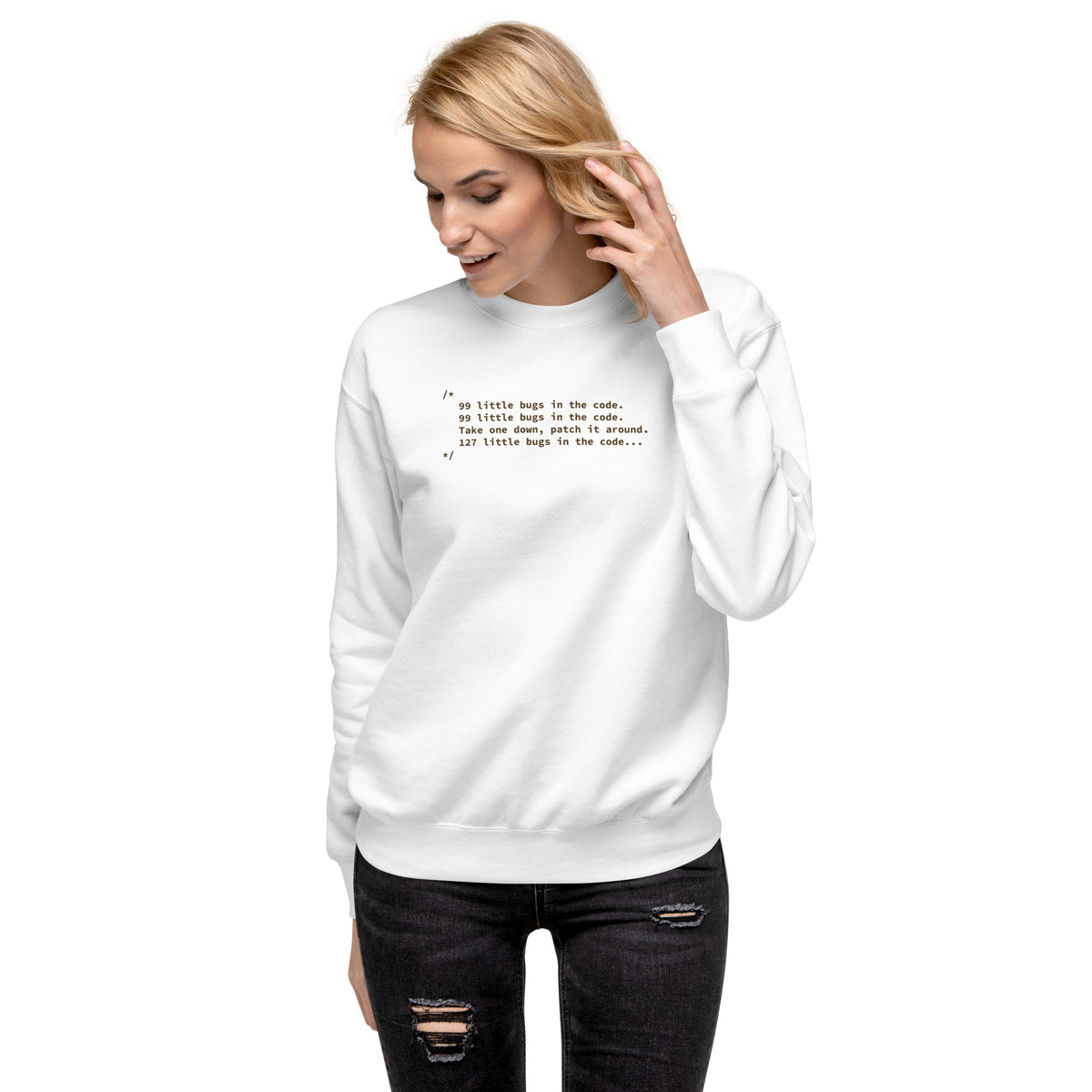 99 Little Bugs in the Code - Unisex Premium Sweatshirt
