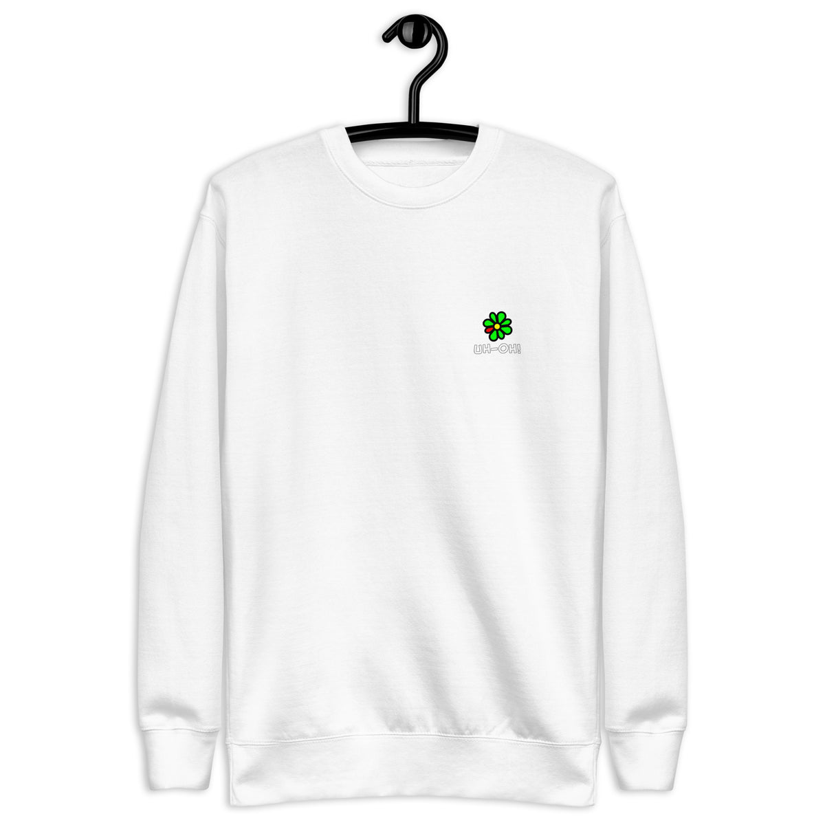 ICQ Uh-Oh Error Tee - Unisex Premium Sweatshirt