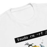 $ sudo rm -rf / — Drunk Linux Edition - Unisex Premium Sweatshirt