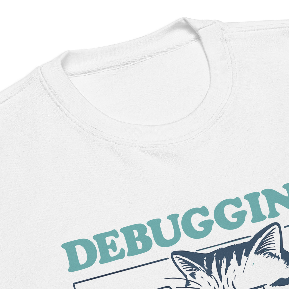 Debugging Forever – Cat Edition - Unisex Premium Sweatshirt