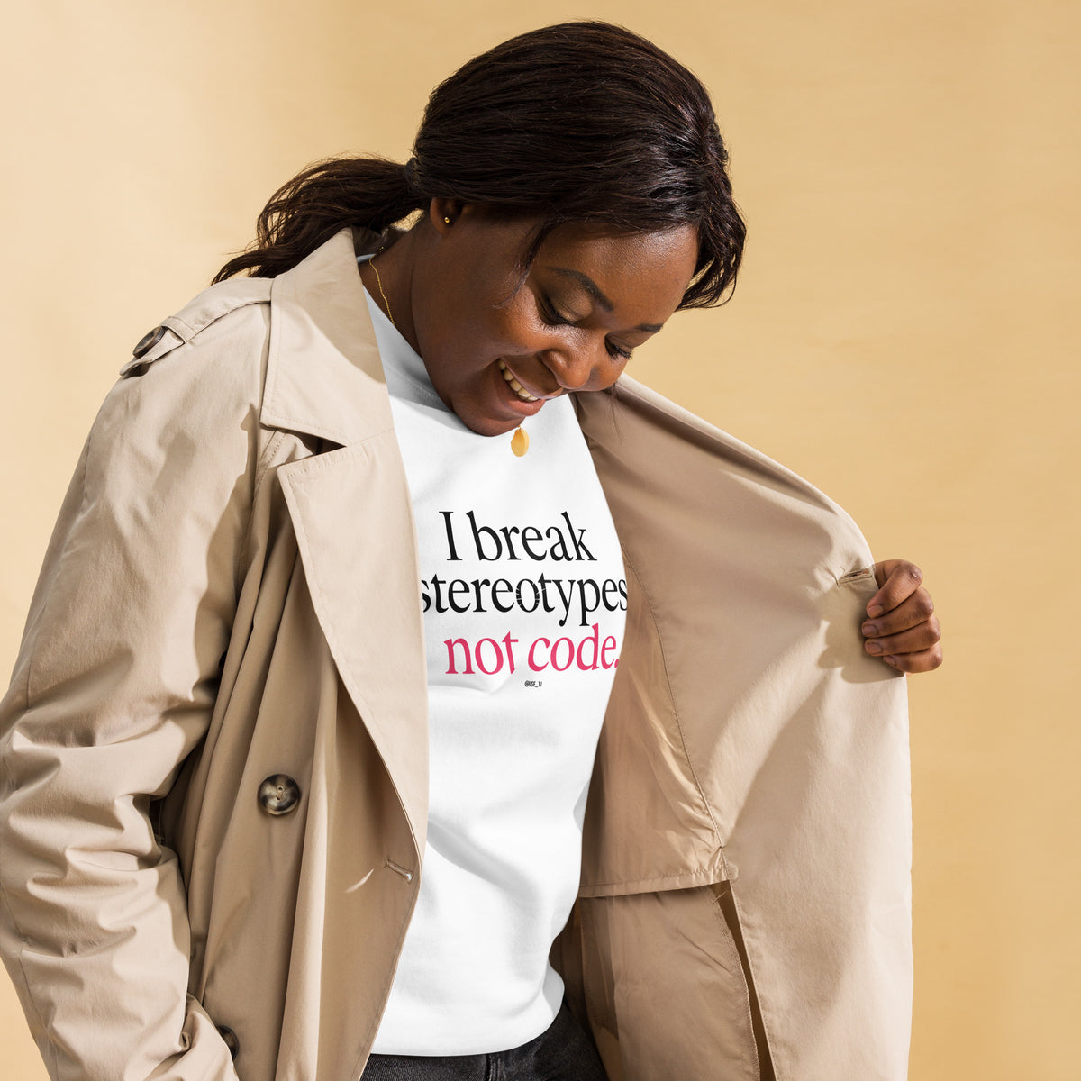 I Break Stereotypes, Not Code - Unisex Premium Sweatshirt
