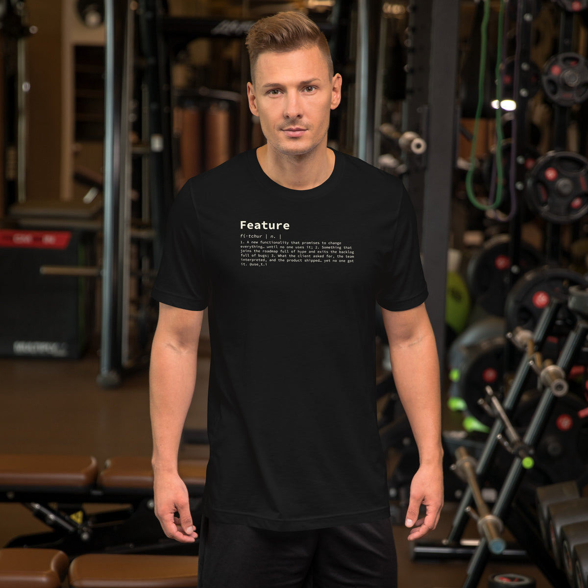 Feature Definition - Unisex t-shirt