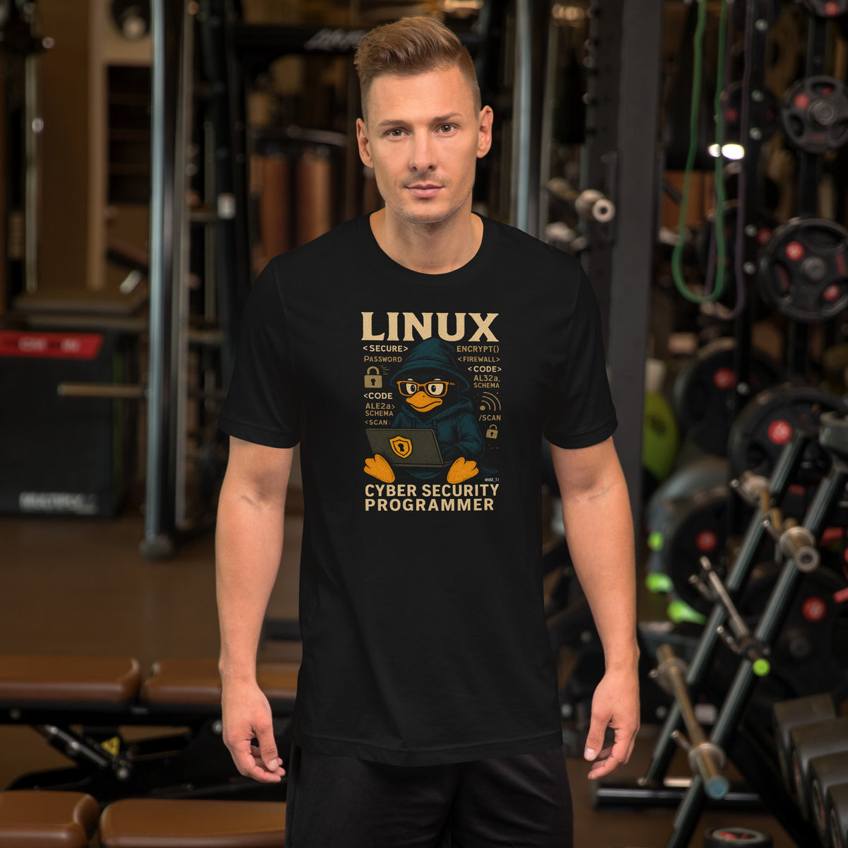 Linux Cyber Security Programmer - Unisex t-shirt