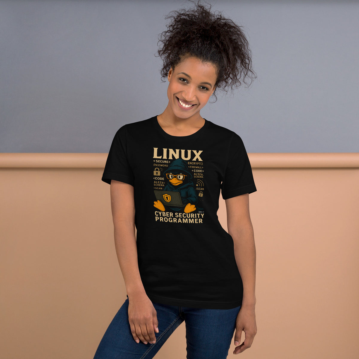 Linux Cyber Security Programmer - Unisex t-shirt