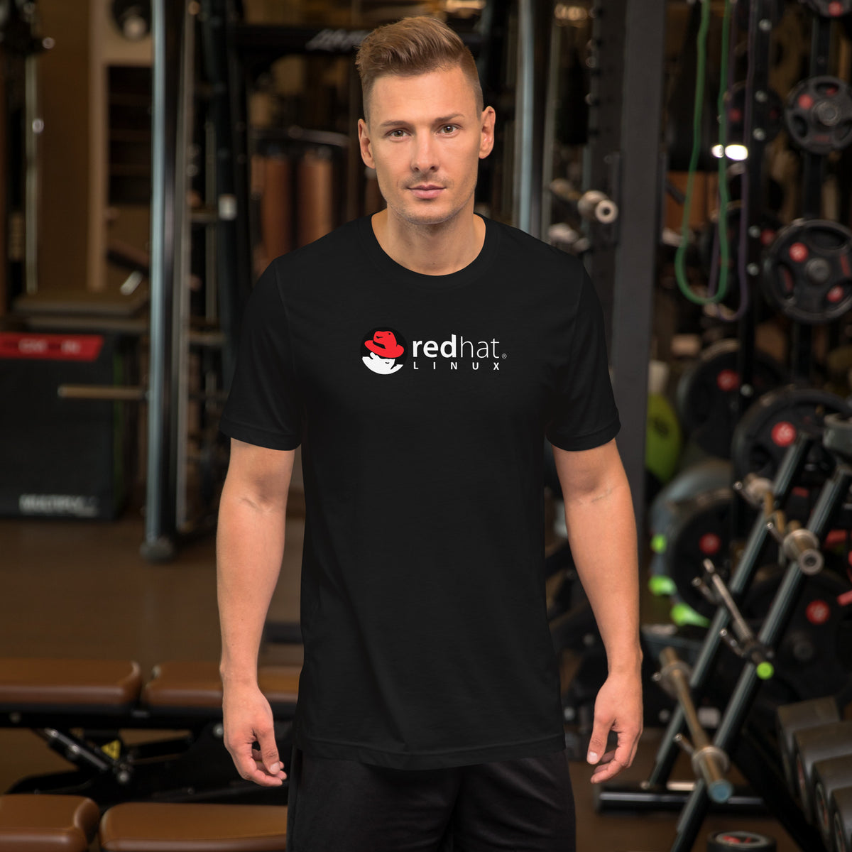 Linux Red Hat Classic Logo - Unisex t-shirt