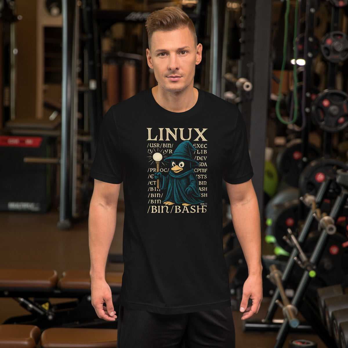 Linux Wizard - /bin/bash Edition - Unisex t-shirt