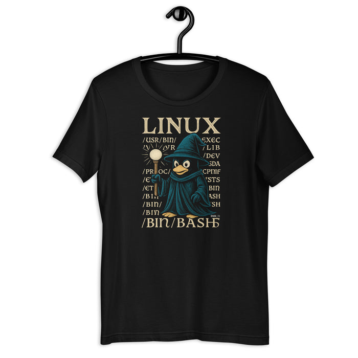 Linux Wizard - /bin/bash Edition - Unisex t-shirt