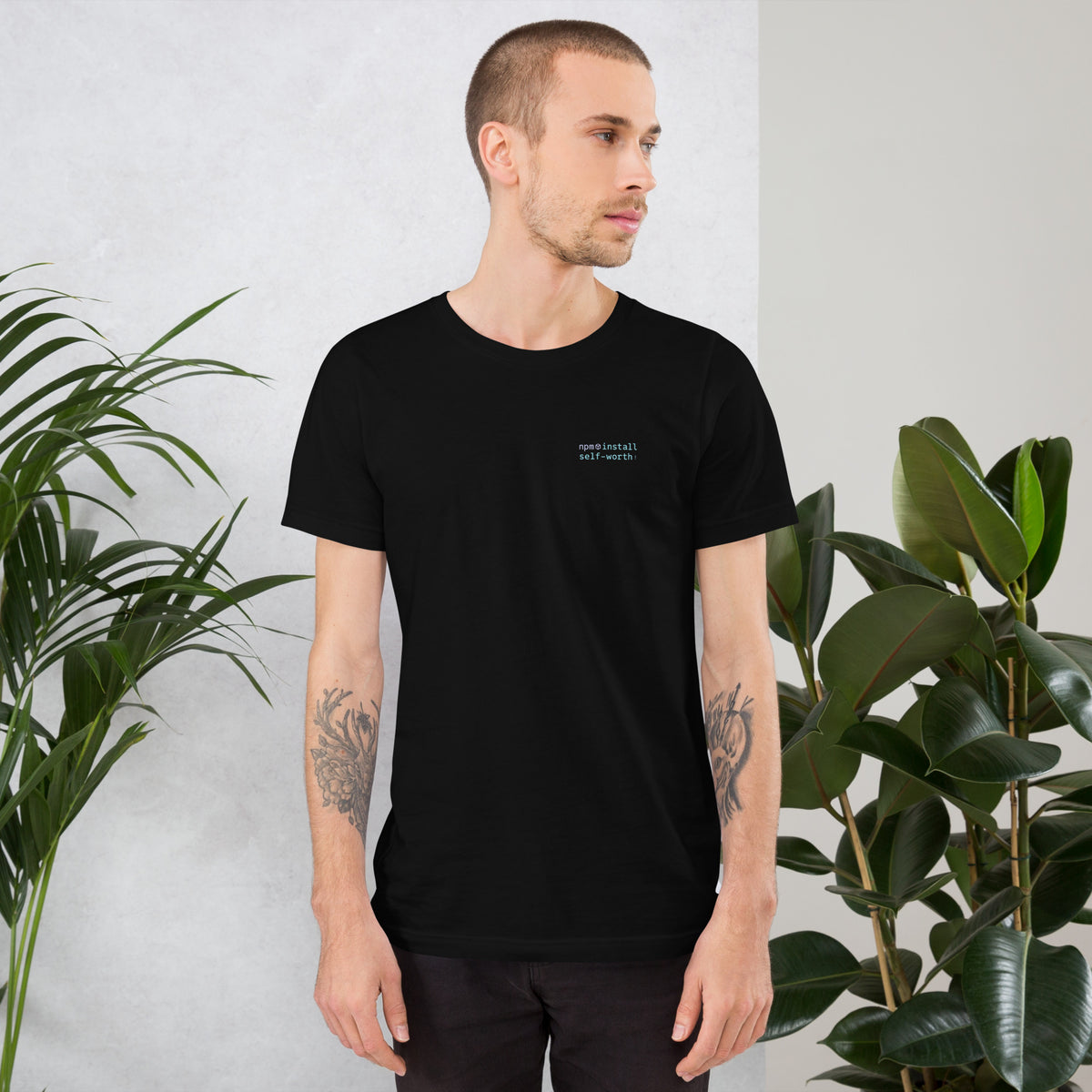 npm install self-worth - Unisex t-shirt