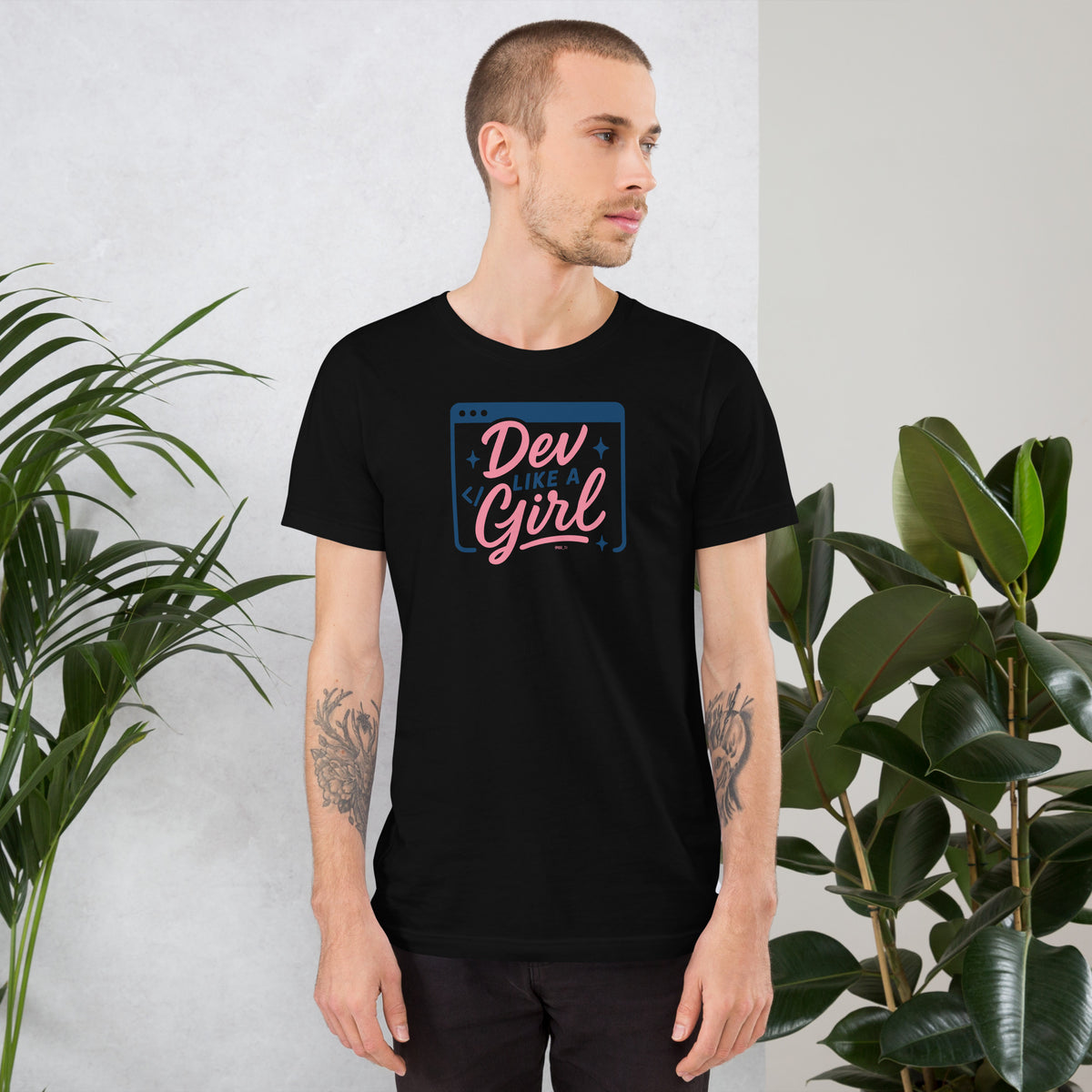 Dev Like a Girl - Unisex t-shirt