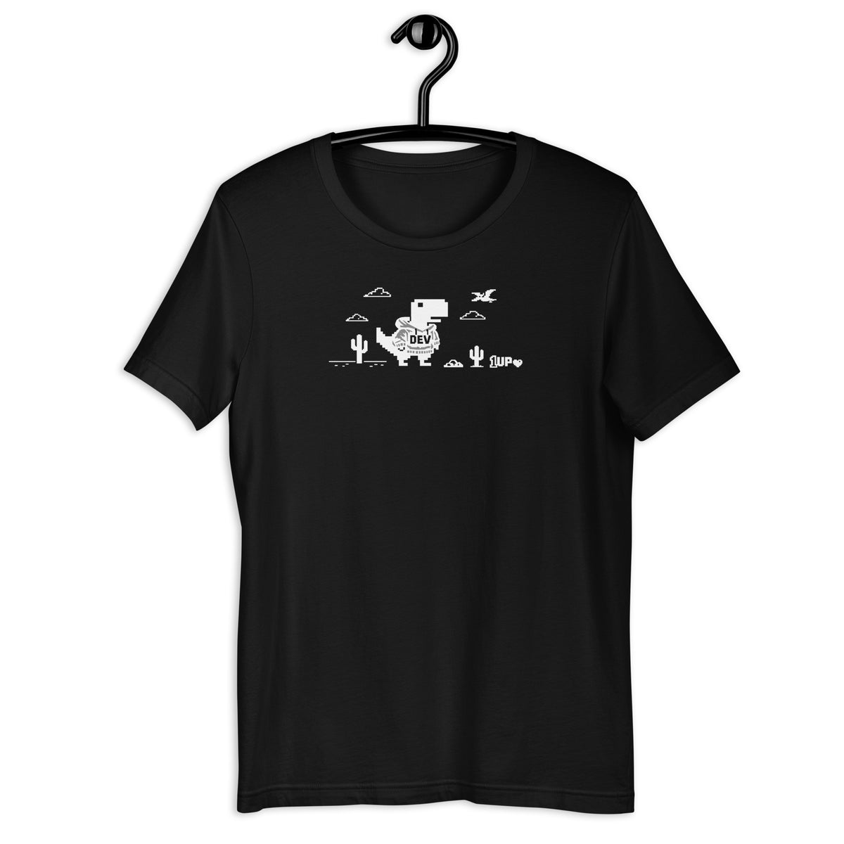 Dino Dev 1UP - Unisex t-shirt